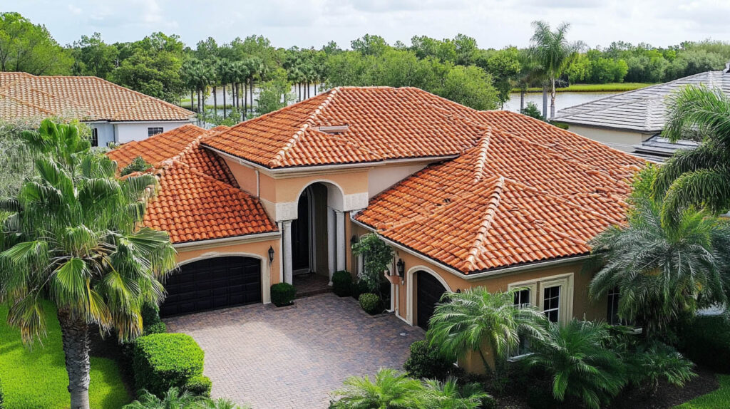 beautiful coastal tile roof